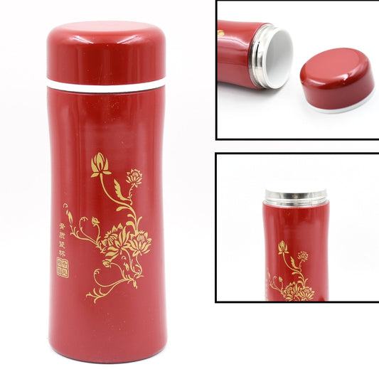 a Stainless Steel Thermos Water Bottle | 24 Hours HOT and Cold | Easy to Carry | Rust & Leak Proof | Tea | Coffee | Office| Gym | Home | Kitchen