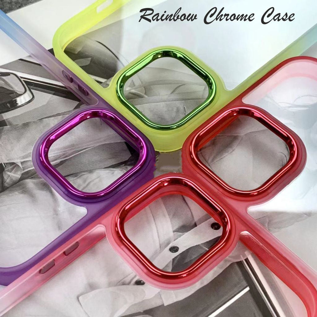 Rainbow Chrome Hard Case For Oppo