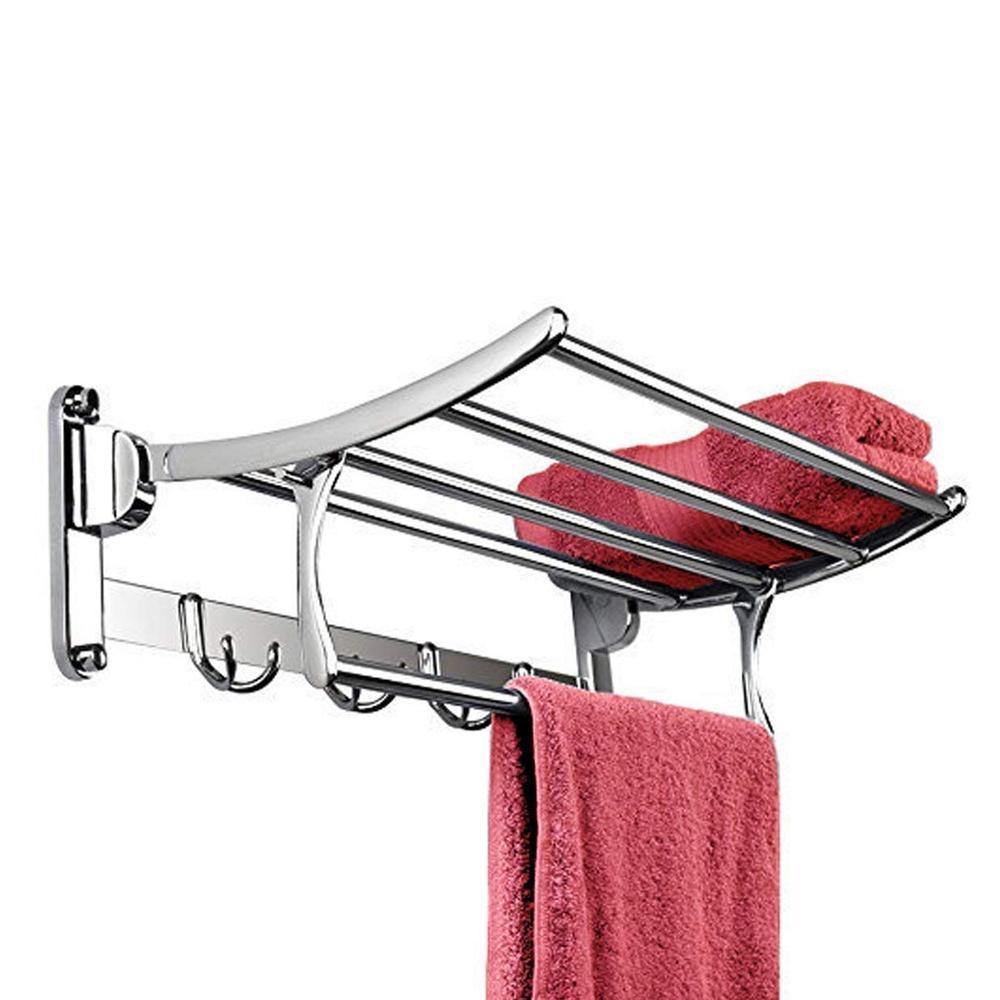 314_Bathroom Accessories Stainless Steel Folding Towel Rack 