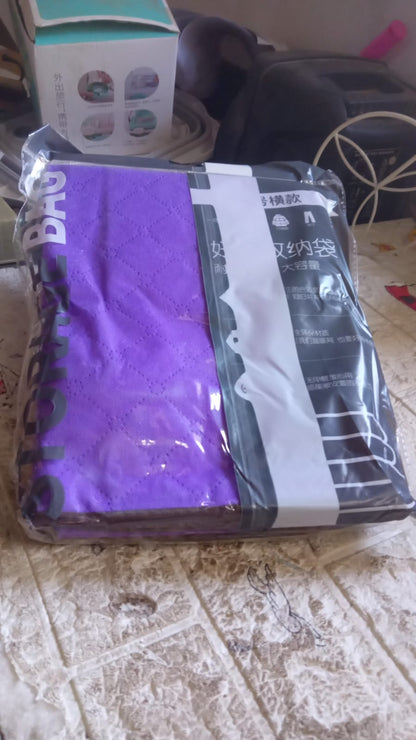 17675 Clothing storage bag with zipper, non-woven storage bag for storing the clothes and sarees.