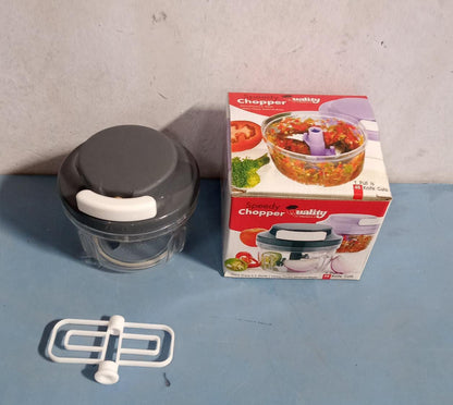 Quick 2in1 Chopper and Slicer Used Widely for chopping and Slicing of Fruits, Vegetables, Cheese Etc. Including All Kitchen Purposes.