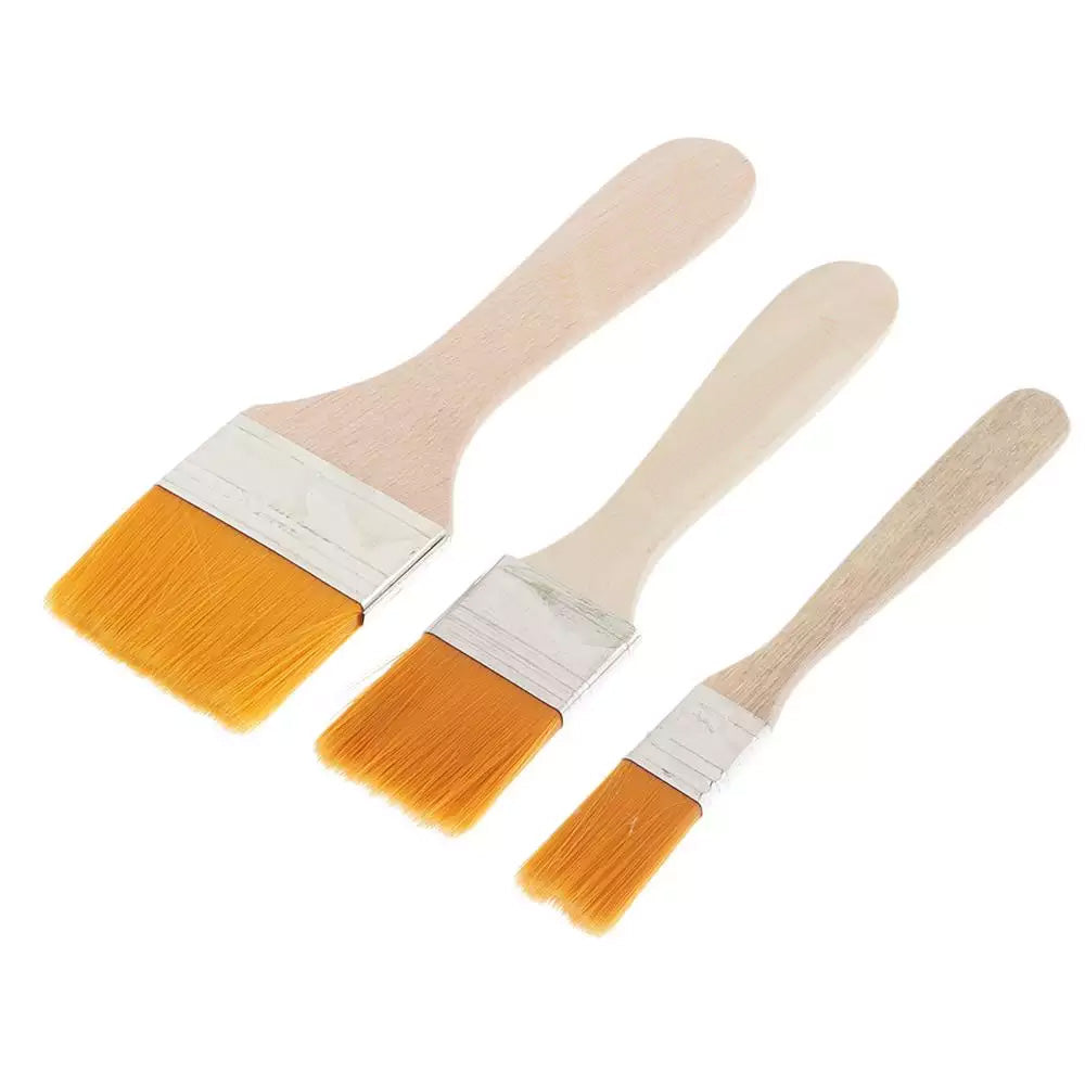 1117 Artistic Flat Painting Brush - Set of 3 