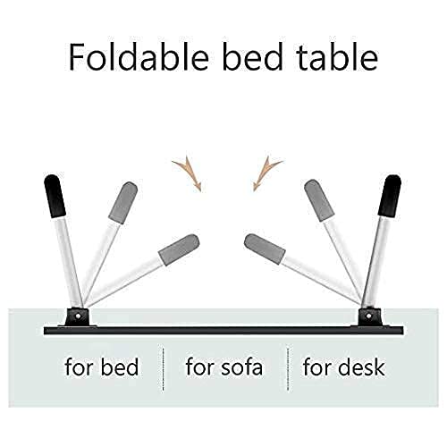 7864  FOLDABLE BED STUDY TABLE PORTABLE MULTIFUNCTION LAPTOP TABLE LAPDESK FOR CHILDREN BED FOLDABLE TABLE WORK OFFICE HOME WITH TABLET SLOT & CUP HOLDER 