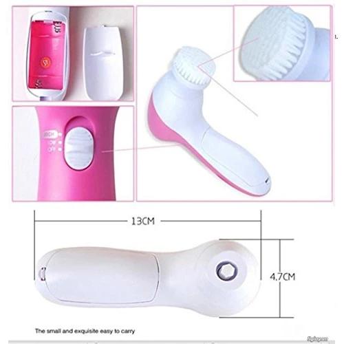 340 -5-in-1 Smoothing Body & Facial Massager (Pink) Your Brand