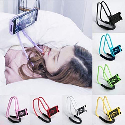 A Multi Functional Flexible Long Arms Stand Hanging on Neck Universal Mobile Phone Stand Lounger's Bracket for Mobile Phone Tablet PC Desktop