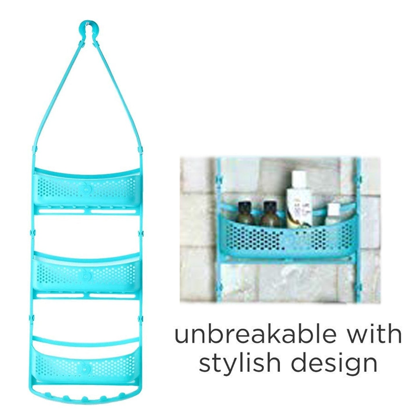 4697 3 Layer Shower Caddy For Bathroom Hanging 