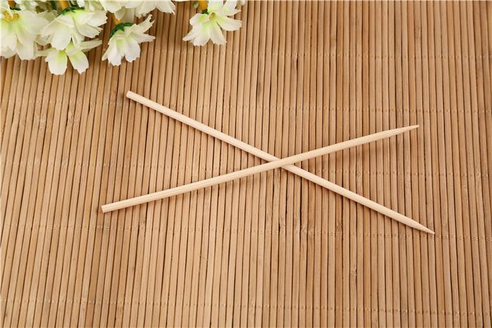 Camping Wooden Color Bamboo BBQ Skewers Barbecue Shish Kabob Sticks Fruit Kebab Meat Party Fountain Bamboo BBQ Sticks Skewers Wooden (20cm)