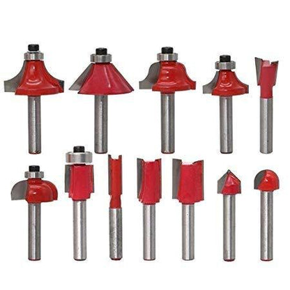 -12 / 15pcs Milling Cutter Router Bit Set