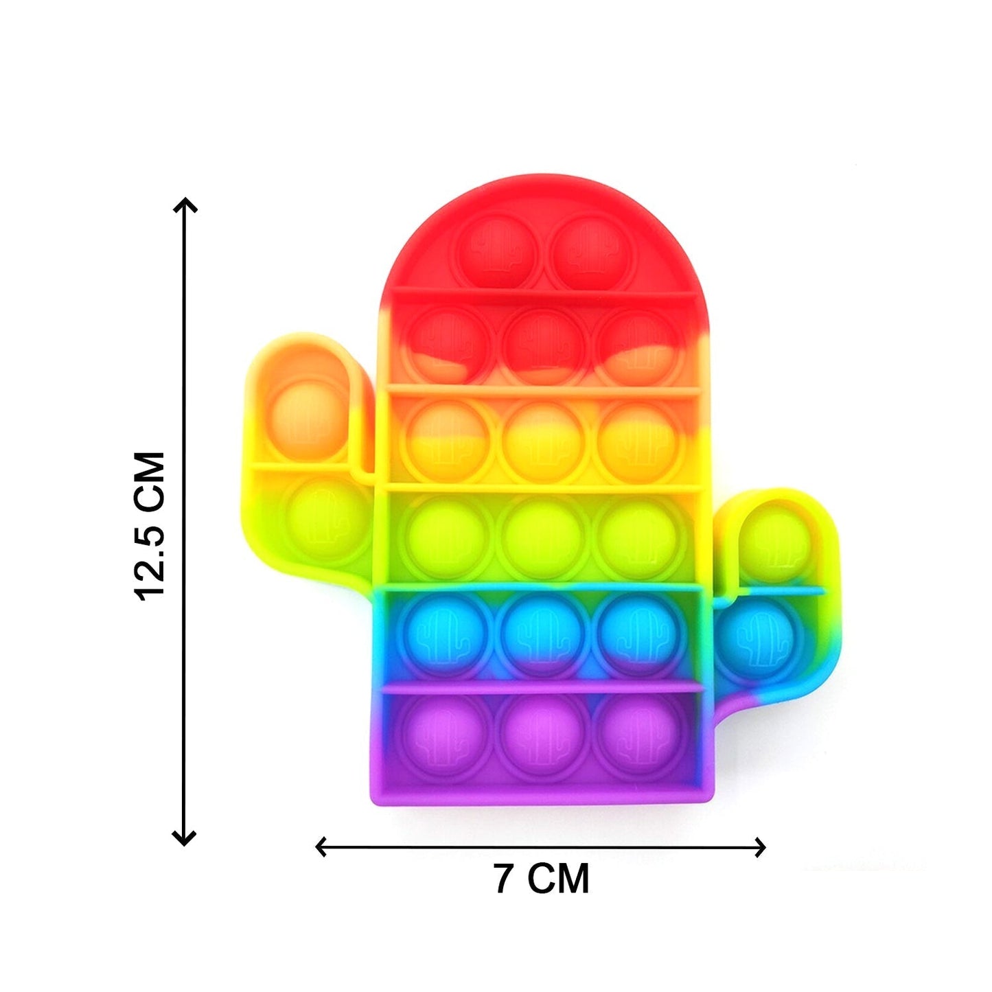 4820 Cactus Fidget Toy used by kids, children's and even adults for playing and entertaining purposes etc. 