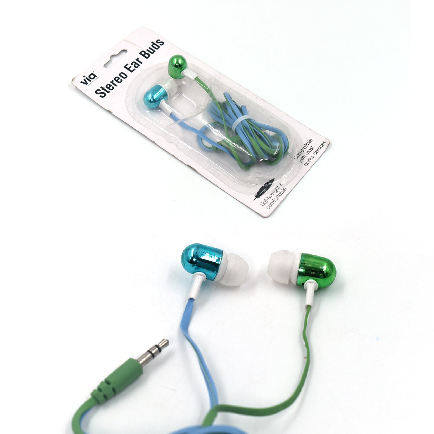 7281 Earphones with mix different colors and various shapes and designs ( 1 pc) 