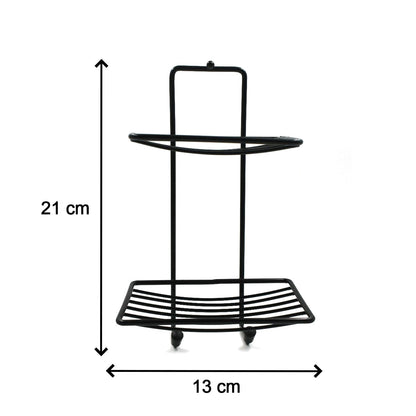 1763A 2 Layer SS Soap Rack used in all kinds of places household and bathroom purposes for holding soaps. 