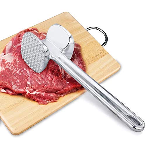 Double Side Beaf Steak Mallet Meat Hammer Tool Aluminium High Quality Tool For Home & Restaurant Use