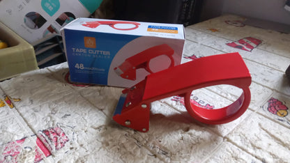 Metal Packing Tape Dispenser Cutter for Home Office use, Tape Dispenser for Stationary, Tape Cutter Packaging Tape