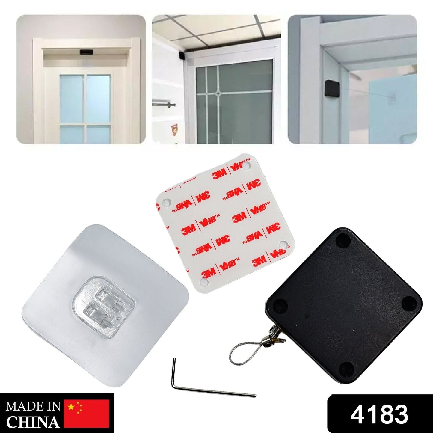 Punch-Free Automatic Sensor Door Closer.