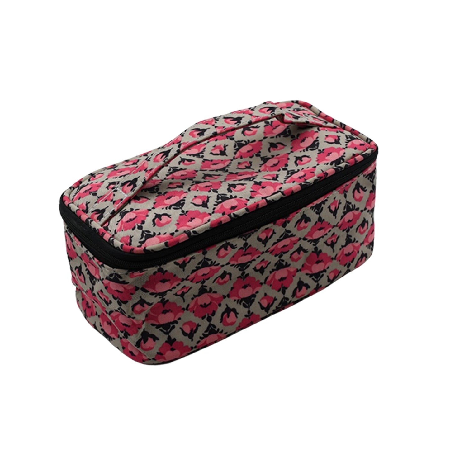 Decor Travel Makeup Bag with Small pouch Portable Organizer Makeup Cosmetic Train Case Large Capacity for Cosmetics Makeup Brushes and Toiletry Jewelry for More Storage