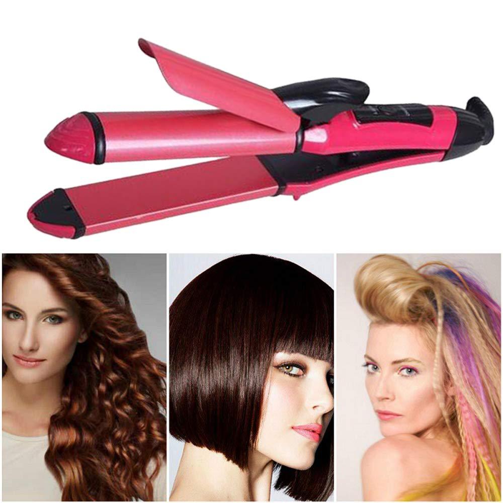 385 2 in 1 Hair Straightener and Curler Machine For Women | Curl & Straight Hair Iron 