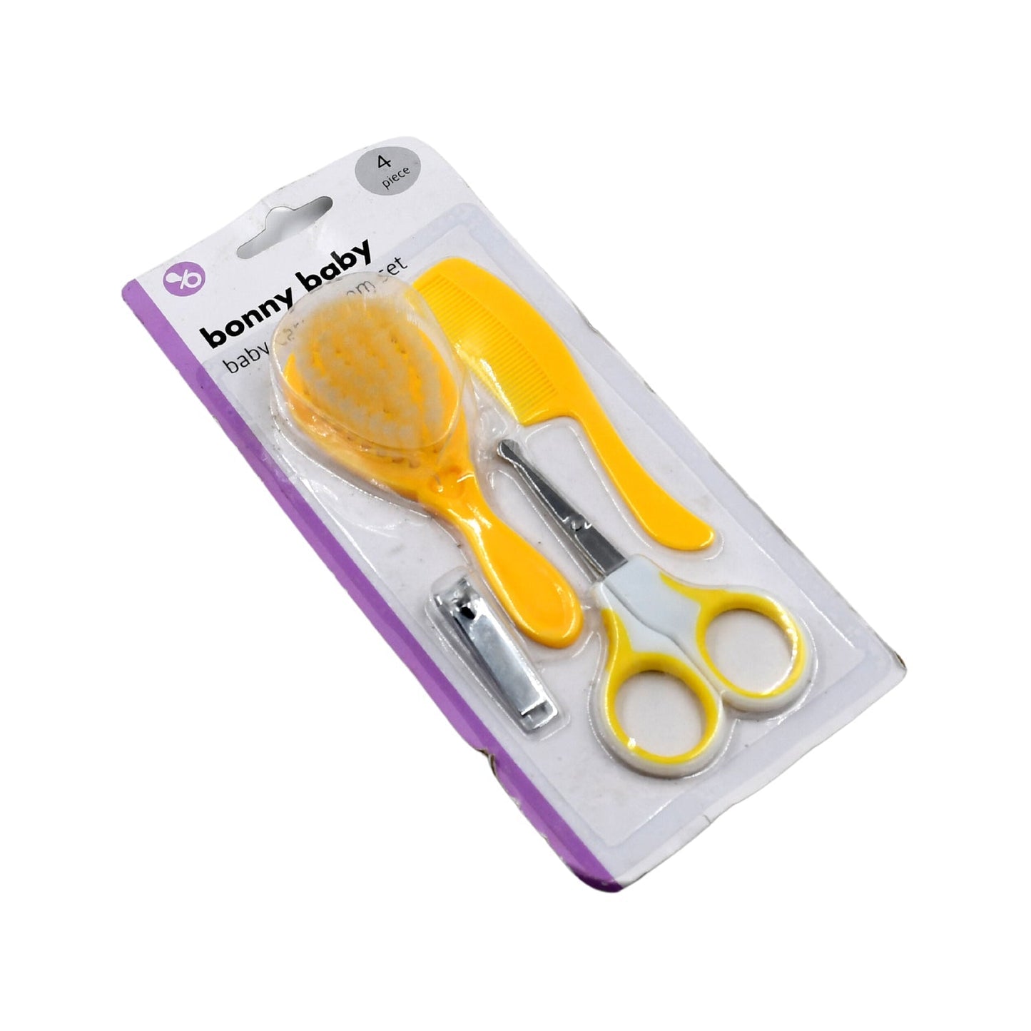 Born Baby Health Care Kit Baby Health Care And Grooming Kit 4 in 1 Nail Clipper Brush Comb Scissors Baby Safety Care Kit