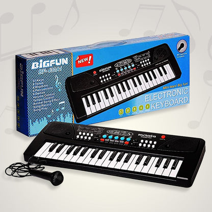 4515 Piano Musical Keyboard With Mic 37 Music Key Keyboard For Kids Toy 