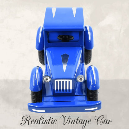 4525 Vintage Metal Car 10 Inch Big Unbreakable Full Metal Body Car, Vintage Car Toy Model Alloy Model Retro Car Model Toy Vehicle Classic Car Metal Vintage car