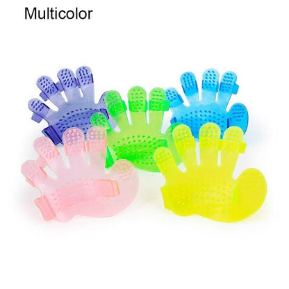 172 Rubber Pet Cleaning Massaging Grooming Glove Brush