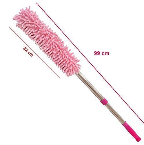 707 Multipurpose Microfiber Cleaning Duster With Extendable Telescopic Wall Hanging Handle 