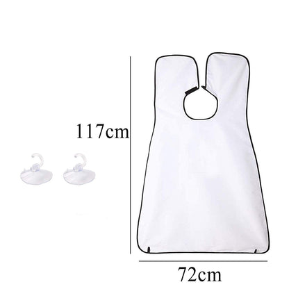 1417 Beard Apron Hair Clippings Catcher Grooming Bib 