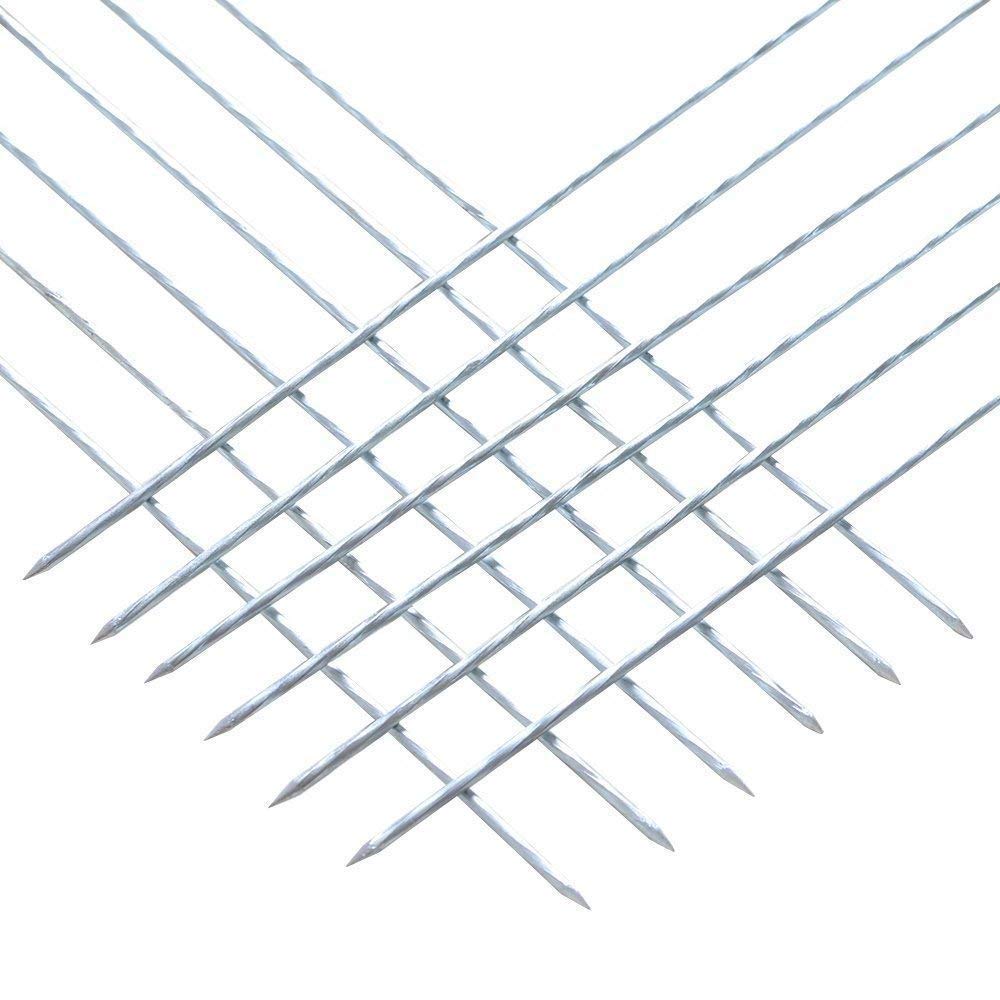 2224 BBQ Tandoor Skewers Grill Sticks for Barbecue (Pack of 12) 