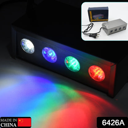 A Mini Laser Projector Low Par Light 4 LED RGBW Stage Lighting Laser Light, Special Effects, Party Light