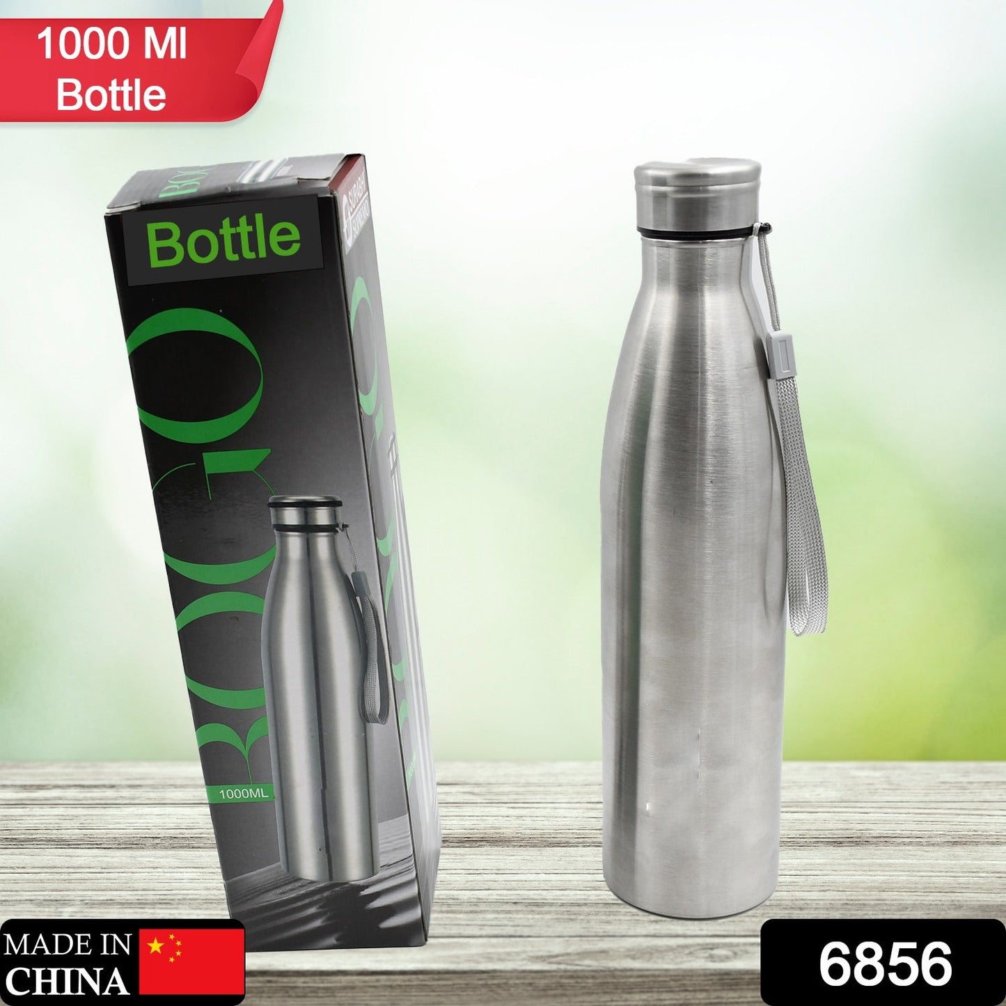 Water Bottle for Office , Stainless Steel Water Bottles, BPA Free, Leakproof, Portable For office/Gym/School 1000 ML