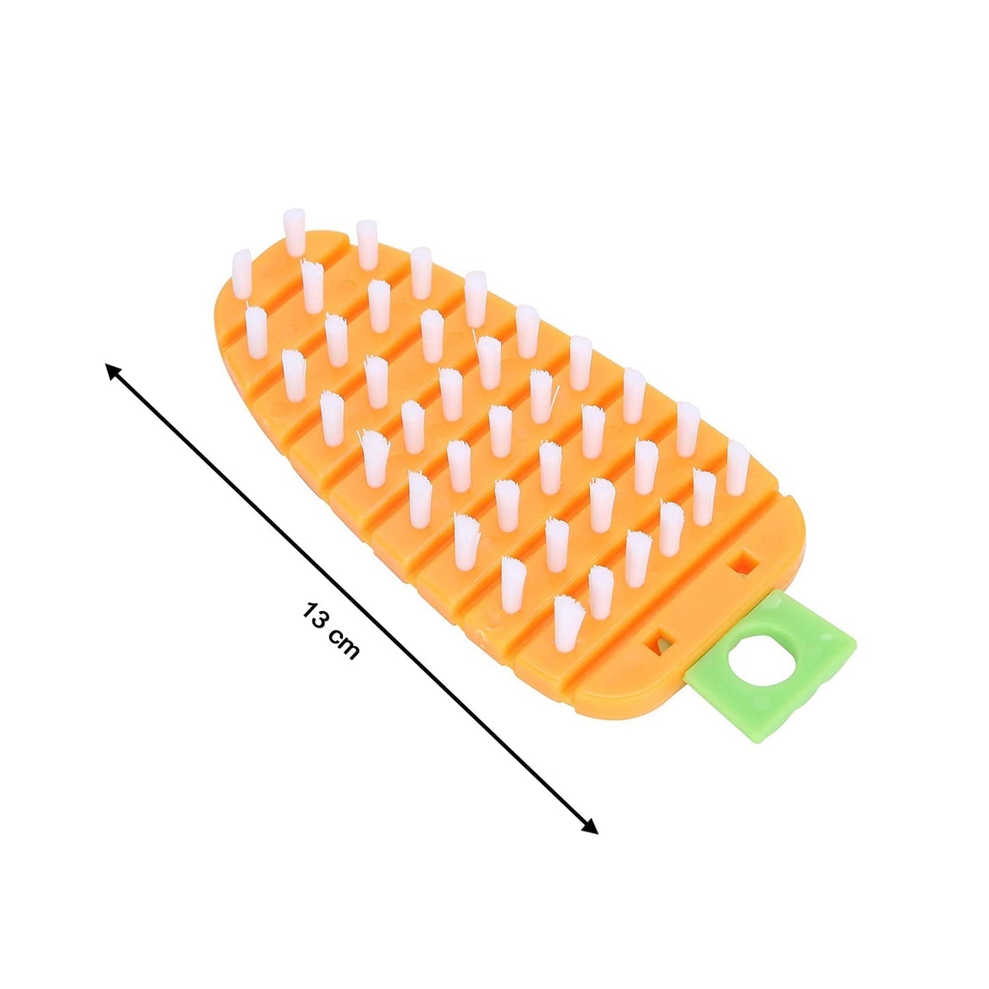 2950 Vegetable Scrubbing Brush, Vegetable Scrubber Nonâ€‘Toxic Fruit Brush Carrot Shape Vegetable Brush for Potato for Vegetable