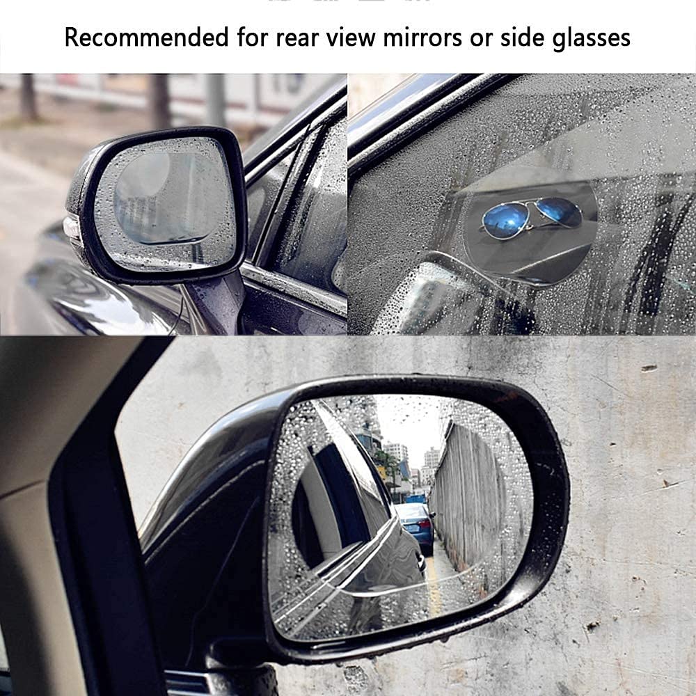 Anti Fog Anti Scratch Interior Rearview Car Mirror Film Waterproof HD Clear Protective Sticker Film for Safe Driving, Car Mirrors, Side Windows