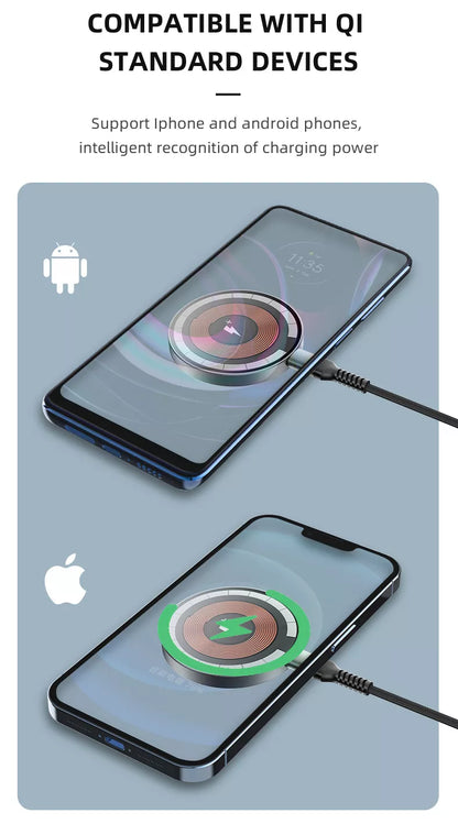 Transparent Magnetic Wireless Charger for iPhone