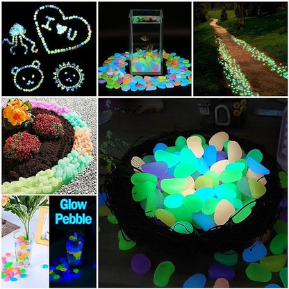 Glow In Dark Garden Rocks (Pack Of 100 pcs)