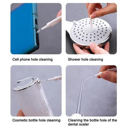 4985 10pcs Shower Nozzle Cleaning Brush, Reusable Multifunctional Shower Head Anti-Clogging Small Brush 