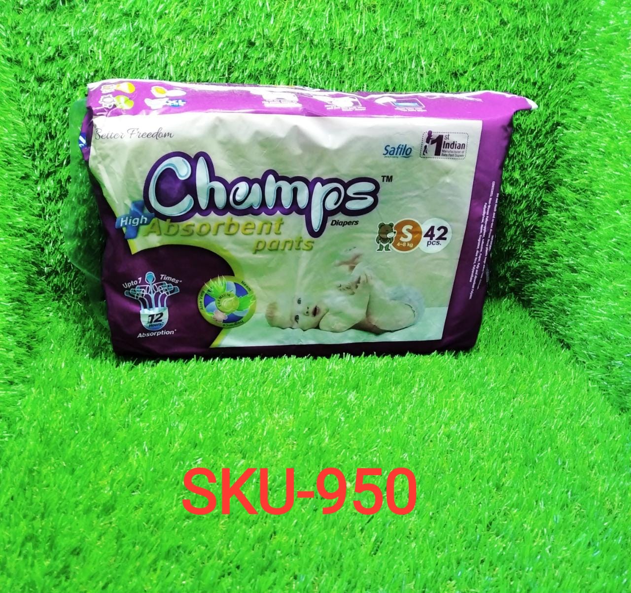 Premium Champs High Absorbent Pant Style Diaper Small, Medium and Large Size Diaper