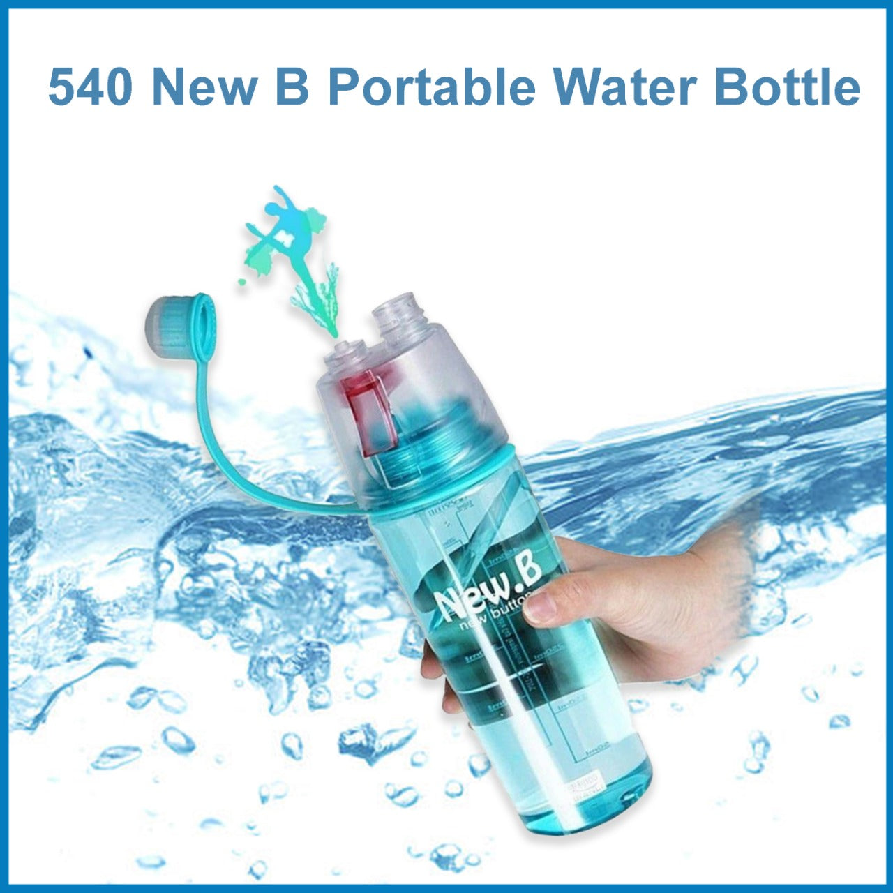 0540 New B Portable Water Bottle