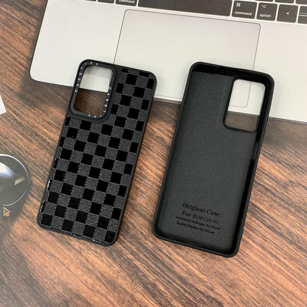 Black Leather Hard Case For Oneplus