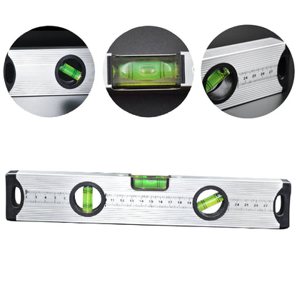 1645 28 cm Aluminum Alloy Magnetic Torpedo Level Metric Rulers 