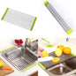 2064A FOLDABLE DRAIN RACK KITCHEN SINK ROLL UP DISH DRYING RACK PORTABLE DISH RACK 