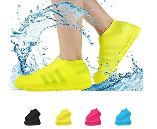 Shoe Cover (small size) for rain Reusable Antiskid Waterproof Boot Cover Shoe Protector for Bike Silicone (1 Pair)