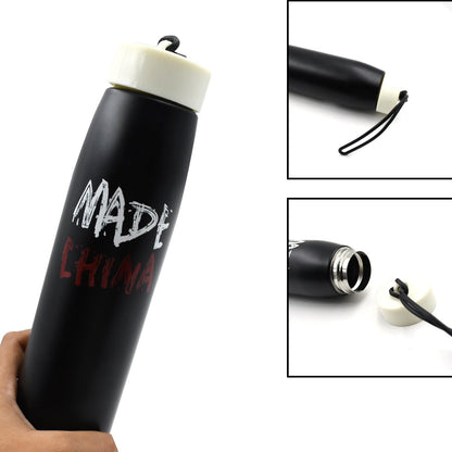 STEEL BOTTLE TRAVEL WATER BOTTLE 320ML FOR HOME , OFFICE & SCHOOL USE.