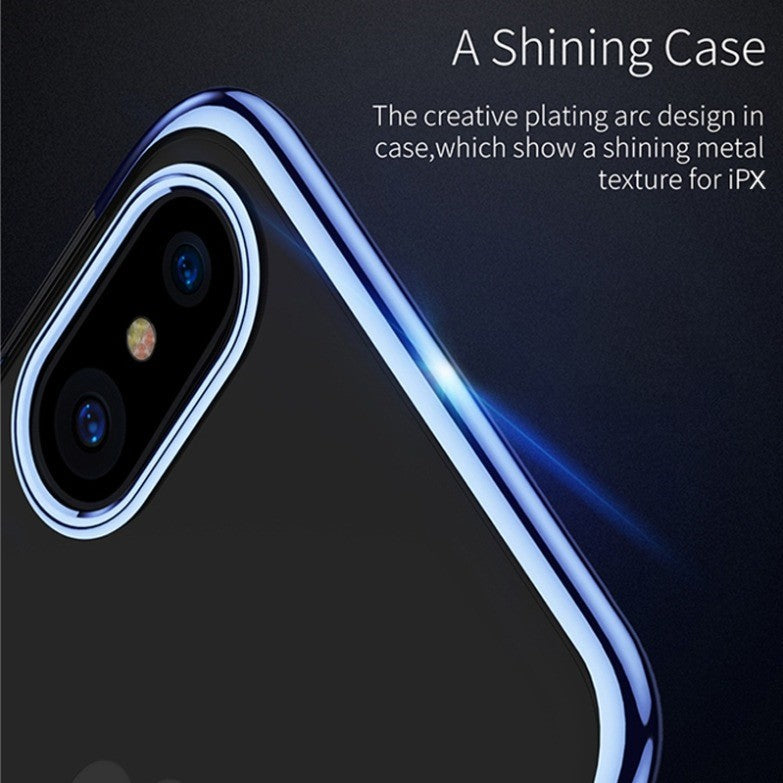 Clear Hard Chrome Case For Iphone