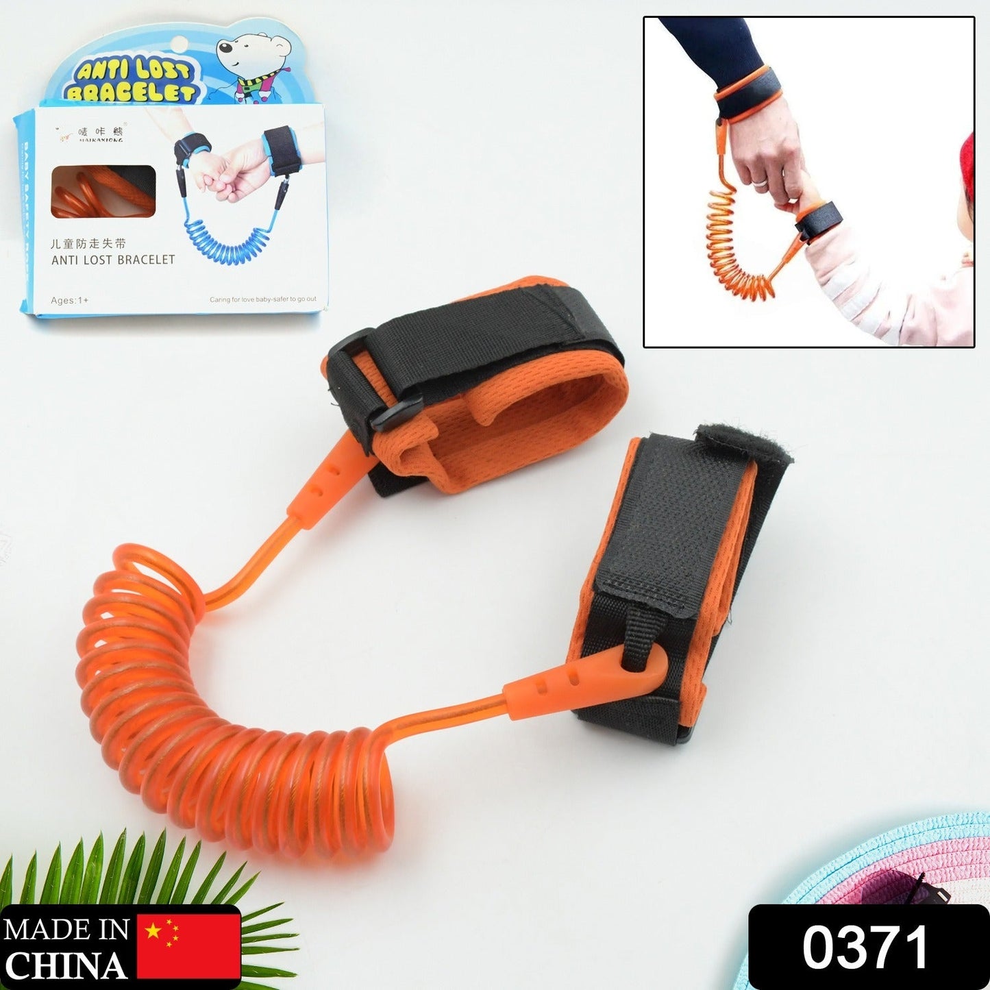 Baby Safety Rope, Anti Lost Safety Wrist Bracelet for Baby Child,with Extra Long Harness Strap Walking Hand Belt, Comfortable Children's Harness for Toddlers Kids (Maximum length to 2.5M)