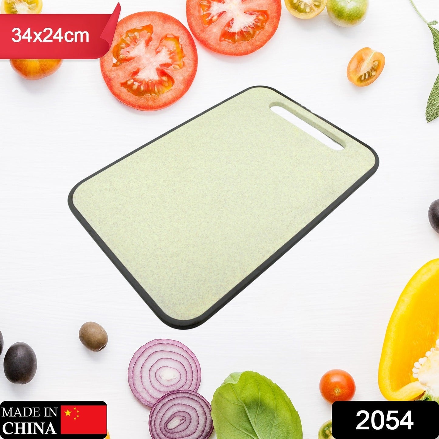 Plastic Small Size Kitchen Chopping Board Household Cutting Board Knife Board Vegetable Cutting and Fruit Multi-purpose Plastic Sticky Board Cutting board (34x24Cm)