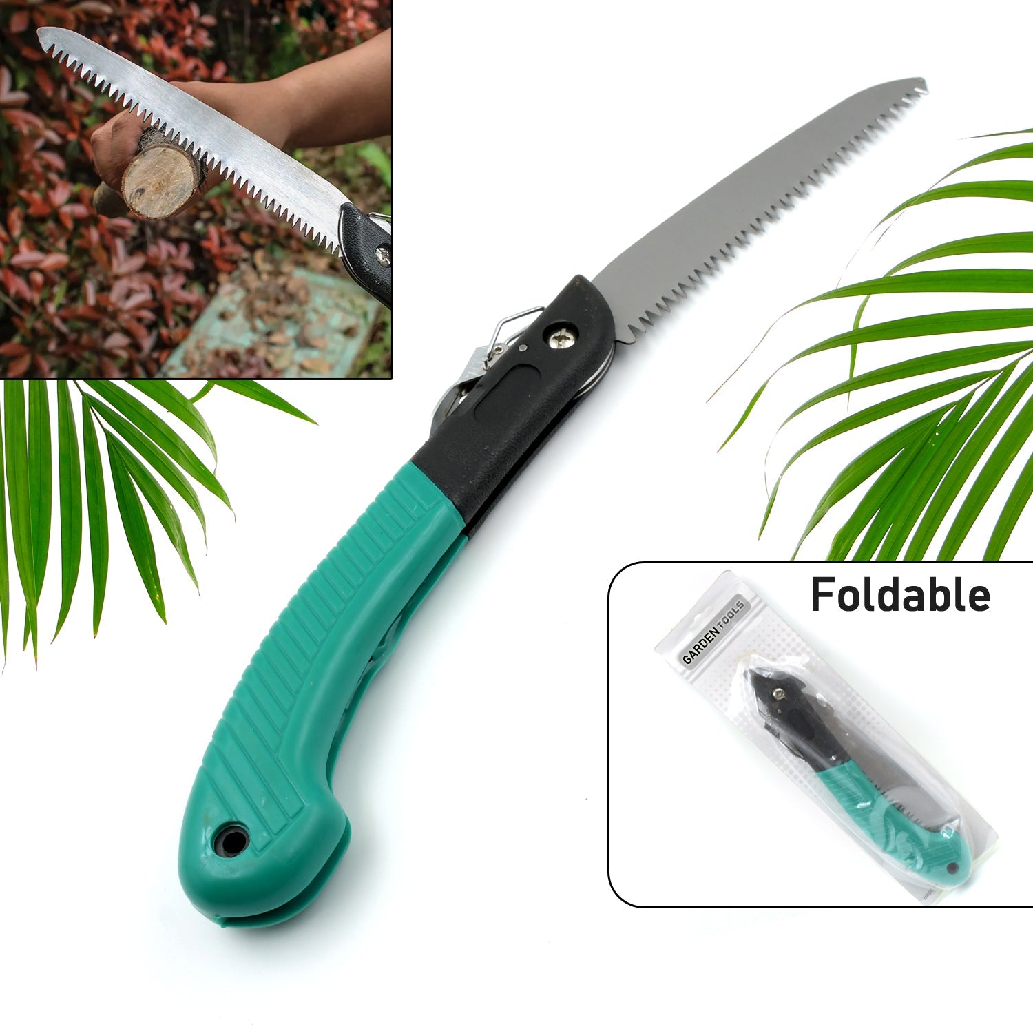 Folding Handsaw, Pruning Saws for Tree Trimming Camping, Gardening, Hunting. Cutting Wood, PVC, Bone