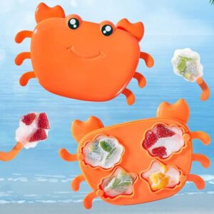 5532 Crab Ice Mold Household Ice Cream Mold Popsicle Mold Silicone Ice Cream Popsicle Children’s Ice Box Popsicle Box (1 Pc)