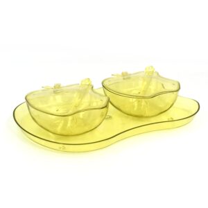 Apple Shape Tray Bowl Used For Serving Snacks And Various Food Stuffs.