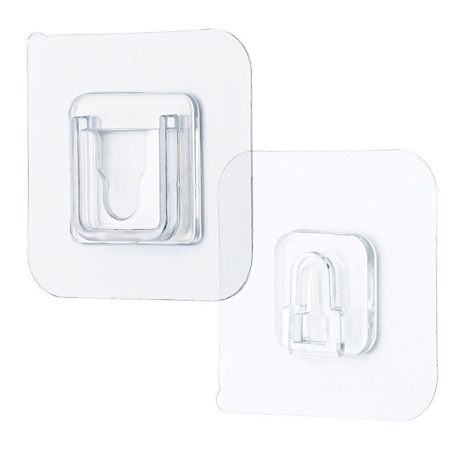 Transparent Adhesive Male Hook Used For Hanging Various Types Of Items (1Pc)