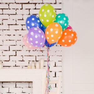 Colorful Balloons Kinds of Latex Balloons for Birthday / Anniversary / Valentine’s / Wedding / Engagement Party Decoration Birthday Decoration Items for Kids Multicolor (20 Pcs Set)