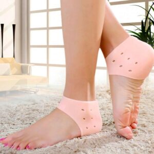 Anti Crack Silicon Gel Heel Moisturizing Socks for Foot Care Men Women (Loose Pack)